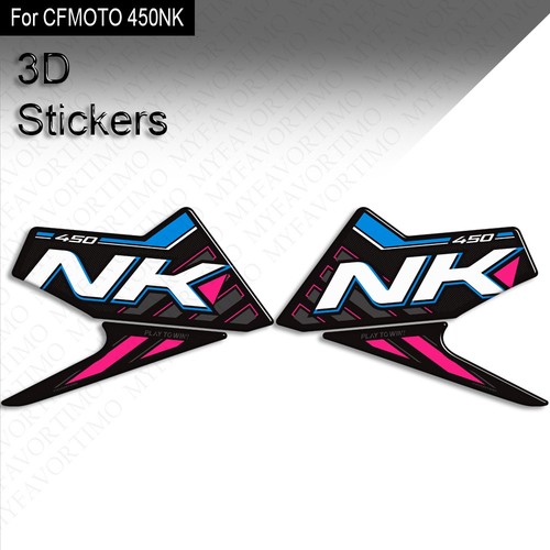 For CFMOTO 450NK Side Tank Pad Fuel Tank Cap Protection 3D Stickers 2024 2025 - Picture 17 of 21