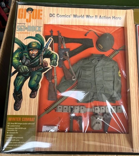 Gi Joe Dreams and Visions Sgt. Rock  Winter Combat  set