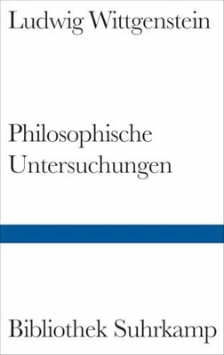 Philosophische Untersuchungen Buch Suhrkamp Verlag