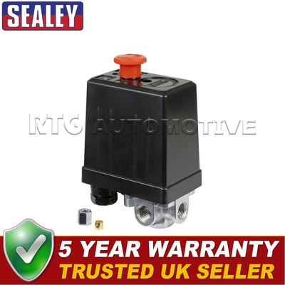 #ad Sealey Pressure Switch with 4 x 1 4quot; Ports 6 8bar SAC03PS GBP 19.14