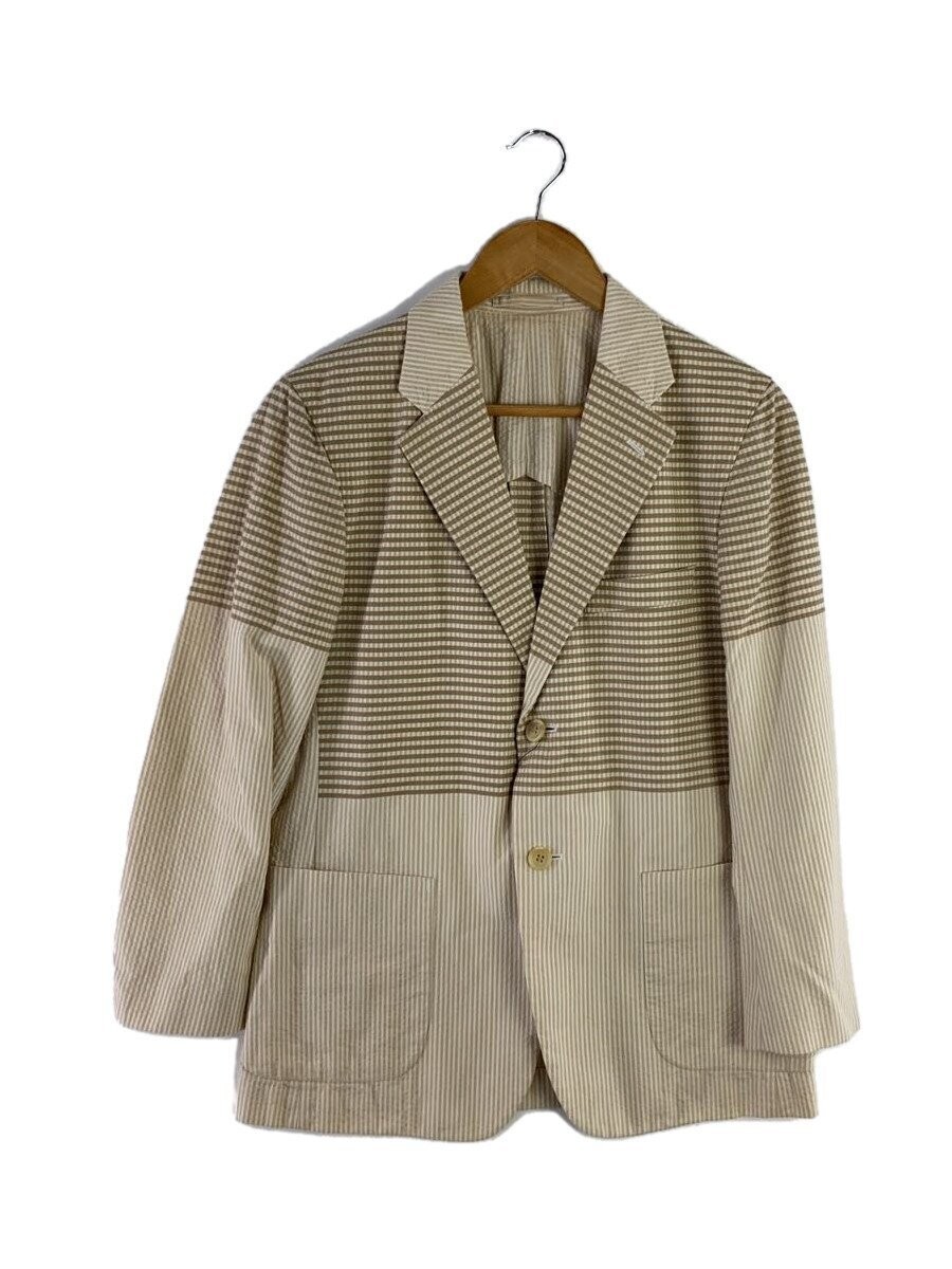 ISSEY MIYAKE MEN ベージュ ジャケット Issey Miyake Men Tailored Jacket/1/Cotton/Beige/Stripe | eBay