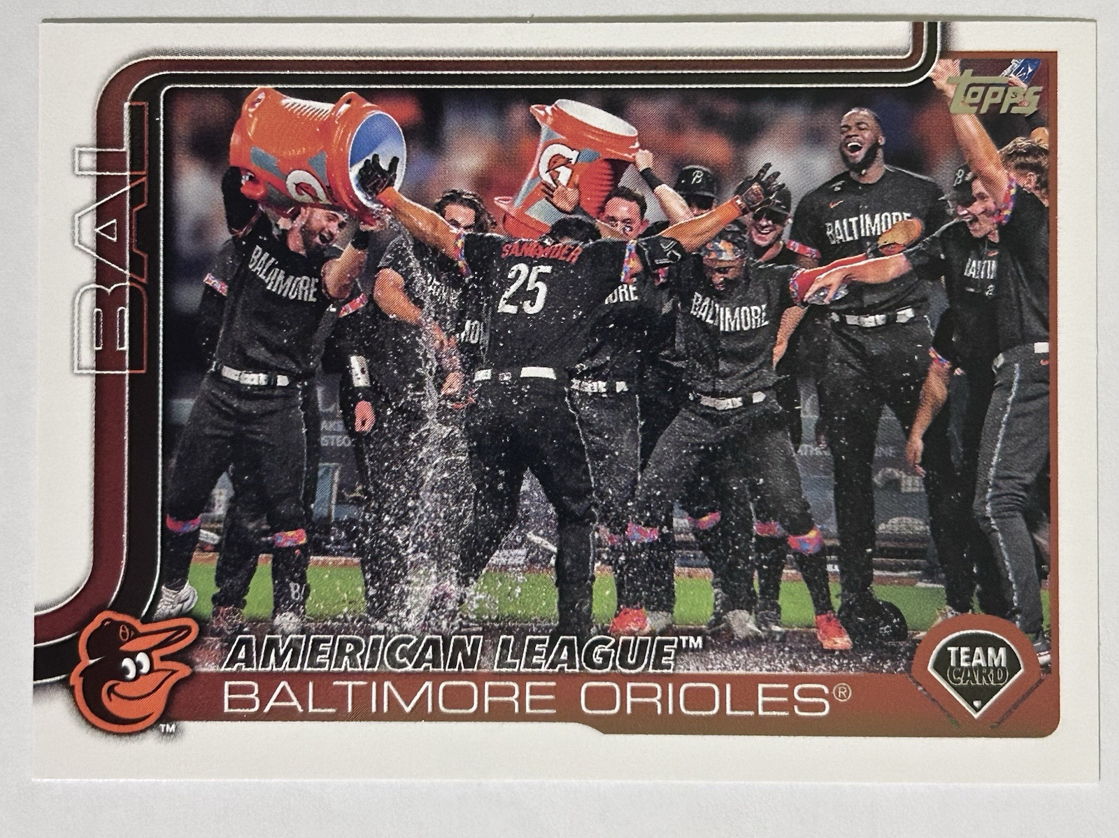 2025 Topps Series 1 - Baltimore Orioles Team Card #170 (NM)