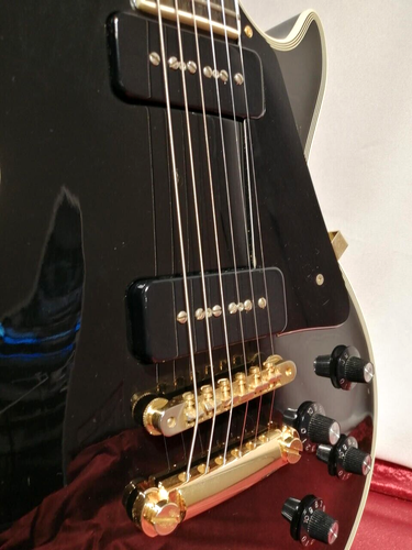Guitarra eléctrica Edwards By ESP E-LP-130CD/P usada, color negro,... - Imagen 4 de 14
