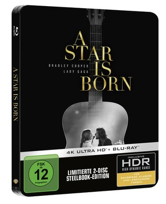 A Star is Born (4K UHD + Blu-ray Steelbook) Brand New & Sealed