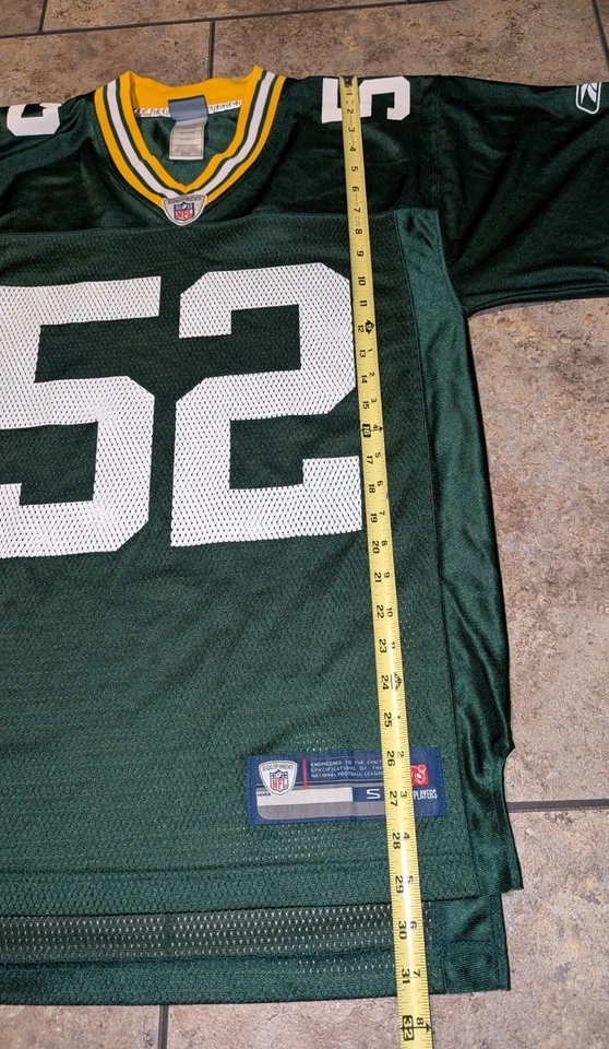Camiseta deportiva Clay Matthews Green Bay Packers NFL On Field para hombre pequeña dama mediana Foto 3 de 4