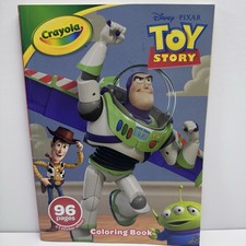 Crayola Toy Story 96 Page Coloring Book Includes 25 Count Sticker Sheet