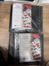Creative Memories Power Layout Polypropylene Box and 1 OT5 Guides SET OF 2