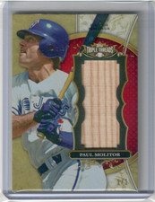 Paul Molitor 2013 Topps Triple Threads Unity Jumbo Relics TTUJR-PM3 Ruby 1/1