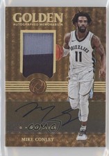 2017-18 Panini Opulence Golden Memorabilia Holo Gold 2/10 Mike Conley Auto 1by8