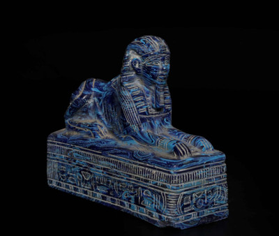 Authentic Ancient Egyptian Antiques Rare Sphinx Statue Figurine Authentic BC