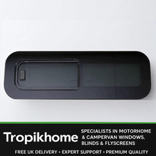 Campervan Van Conversion Sliding Dark Tinted Side Window Glass 800×270mm – LEFT