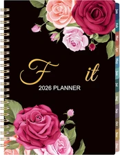 2026 Planner  6.4'' X 8.5'' 2026 Weekly & Monthly Planner Spiral Bound JAN - DEC