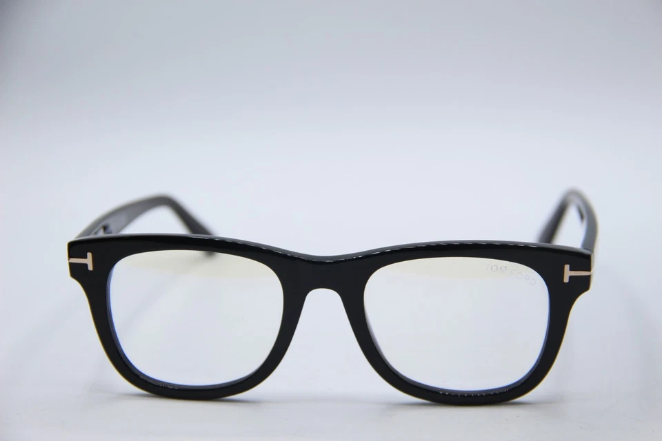 NEW TOM FORD TF 5820-B ECO 001 BLACK AUTHENTIC FRAMES EYEGLASSES 50-20 - Image 2 of 4