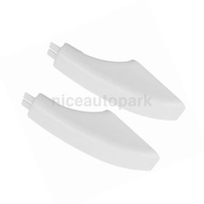 New Pair White Oven Door Handle End Cap WB7T10144 WB07K10043 For GE Range Stove