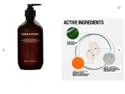 NWT Grown Alchemist Exfoliating Hand Wash 500ml