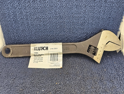 #ad #ad Northern Tool Klutch 112117: 15 in. Carbon Steel Adjustable Wrench Black Oxide $25.99