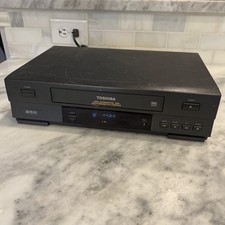 Toshiba W-403 VHS Player 4 Head No Remote Tested Working 