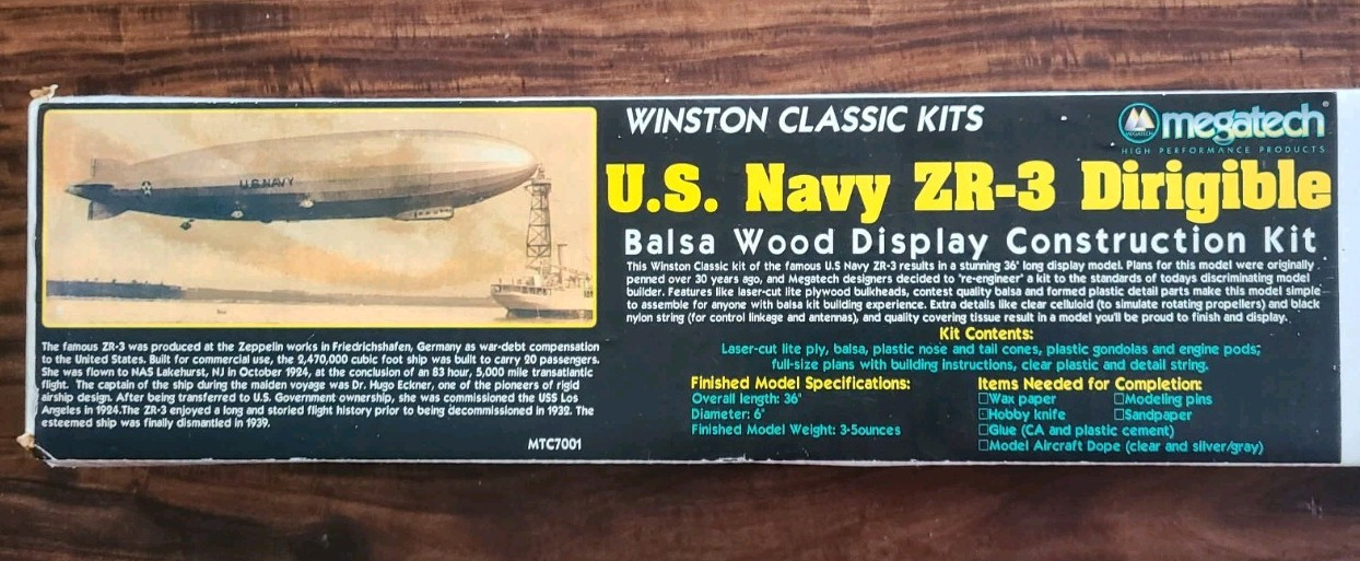 Megatech 1/219 US Navy ZR-3 USS Los Angeles 36