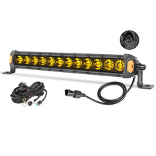 Auto Power Plus 14 Inch Yellow Led Light Bar Slim 60W Single Row Driving Light