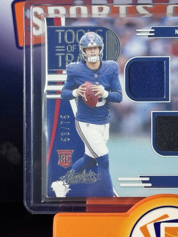 Jaxson Dart RC 2025 Panini Absolute Tools of the Trade Five Prime Relic /75🔥 - Image 3 of 4