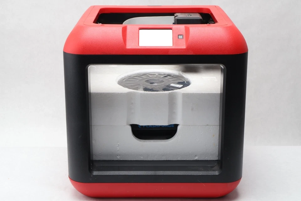 Flash Forge Finder (RED) 3D Printer - Model Finder with Filament OPEN BOX HLL - Image 2 of 4