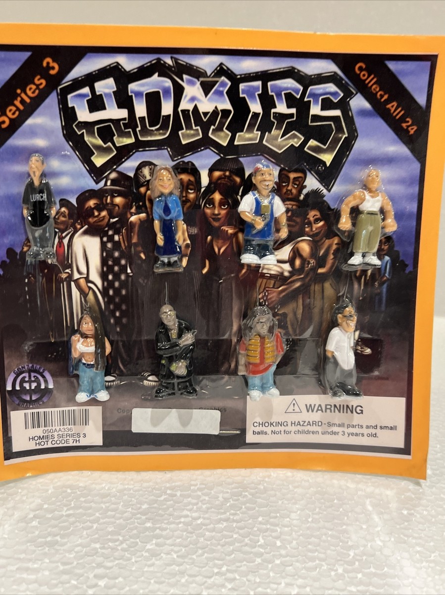HOMIE MEMORIES 限定版003/300 homies series 3 rare pack of 8 collectible mini figures 2000