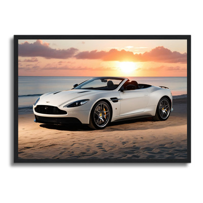 Auto Poster gerahmtes Wandbild Fahrzeug Man Cave Bild A4 - A1 Wohndeko Design