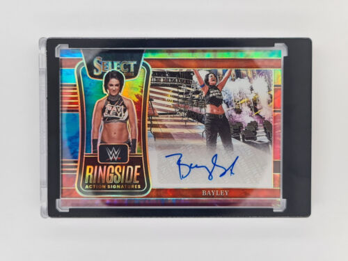 Bayley Ringside Tie Dye Prizm Autograph #/25 / Panini Select WWE 2022 - Picture 1 of 3