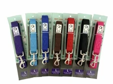 5 FT Reinsman Soft Touch Neoprene Lined Dog Leash - Large COLORS! FREE SHIP!