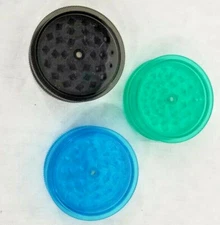 SET OF(((3 PCS)))ACRYLIC HERB GRINDER.3STAGE WITH A MAGNET AND STORAGE