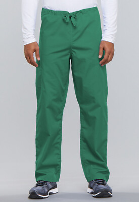 Cherokee Unisex Scrubs Drawstring Cargo Pant 4100 SGRW Surgical Green Free Ship