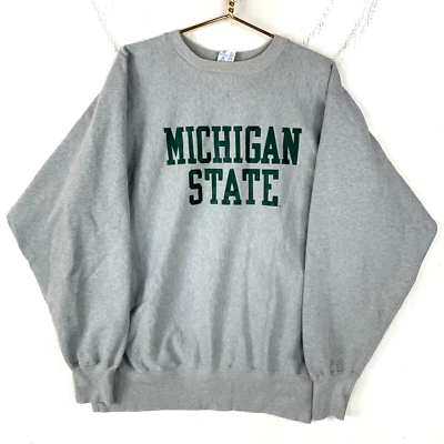 Vintage Champion Reverse Weave Michigan State Spartans Sweatshirt  