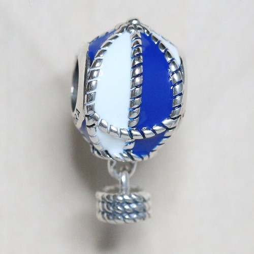 Nuovo Autentico Pandora Charm Up and Away Mongolfiera 791145ENMX con Marsupio Scamosciato - Foto 7 di 10