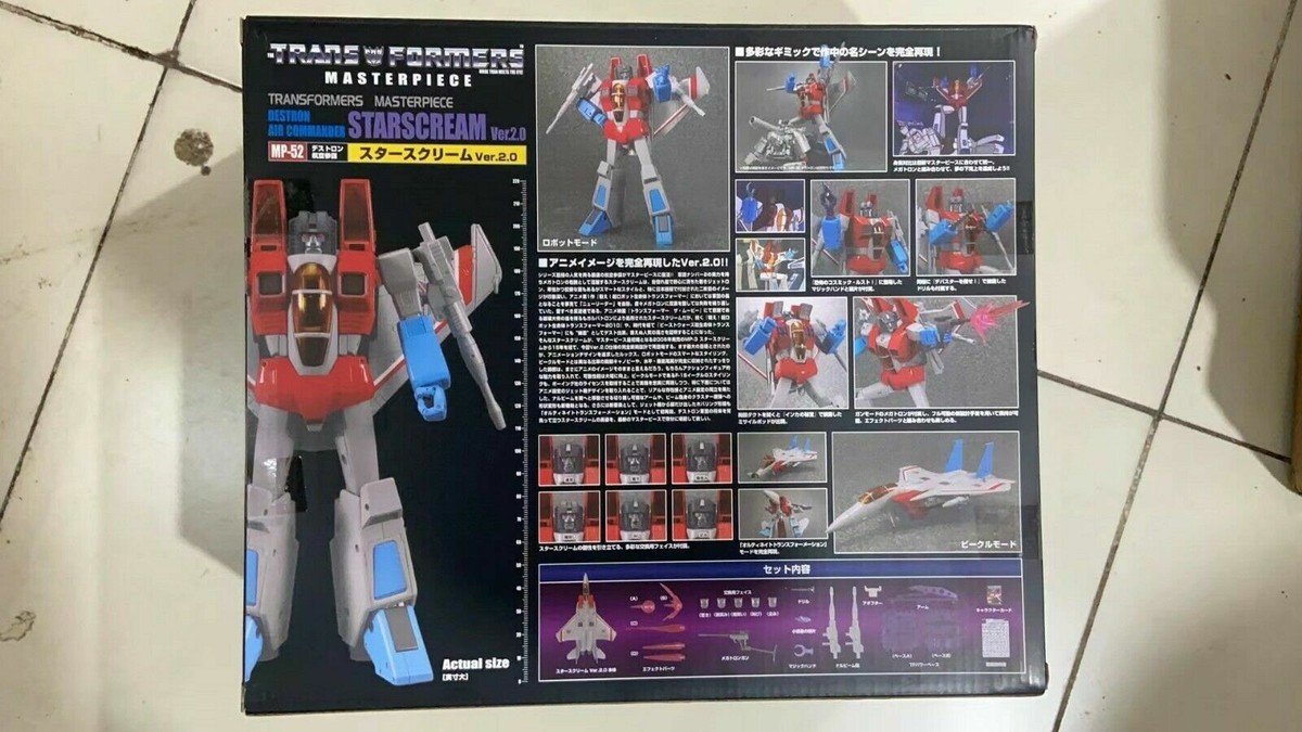 Transforms Masterpiece MP-52 Starscream Version 2.0 MP52 Action