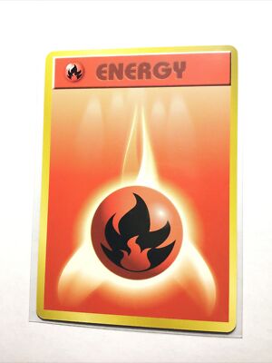 FIRE ENERGY - JAPANESE Base Set - Pokemon Card - EXC