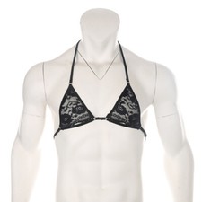 New Men's Bralette Lace Sexy Bra Vest Lingerie Camisole Crop Tops Sexy Underwear