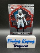 CHARLES WOODSON~2022 MOSAIC FOOTBALL *HOLOFAME* INSERT  ~RAIDERS