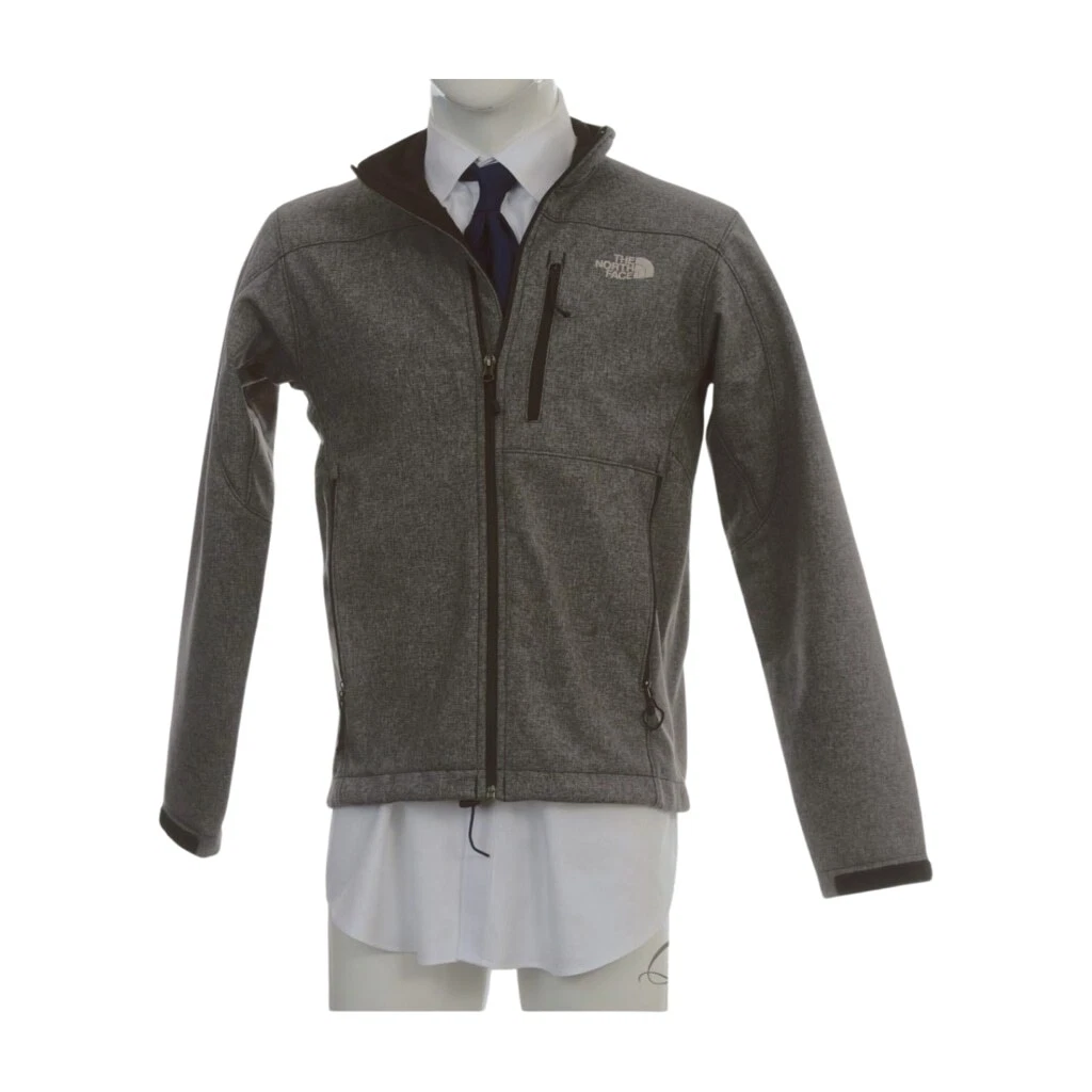 The North Face Small Apex Barrier Soft Shell Jacket Wind/Water Resistant Grey