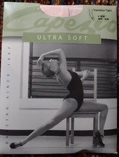 CAPEZIO ULTRA SOFT TRANSITION TIGHTS SMALL MED PINK 2007
