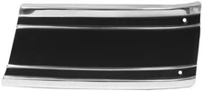 1969-72 Chevy/ GMC Pickup Front Fender Molding Lower w/ Clips Black - LH New Dii