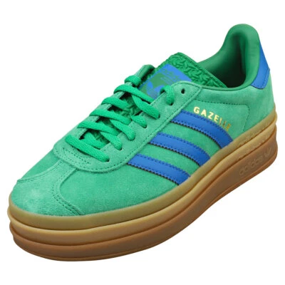 adidas Gazelle Bold Damen Green Blue Sneaker