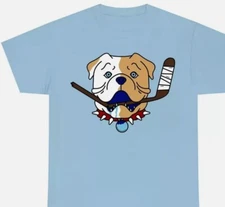 Sudbury Blueberry Bulldogs blue shirt short sleeve S-5Xl