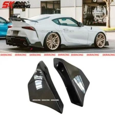Carbon Fiber Rear Bumper Splitter Lip Aprons For Toyota Supra A90 A91 MK5 20-23