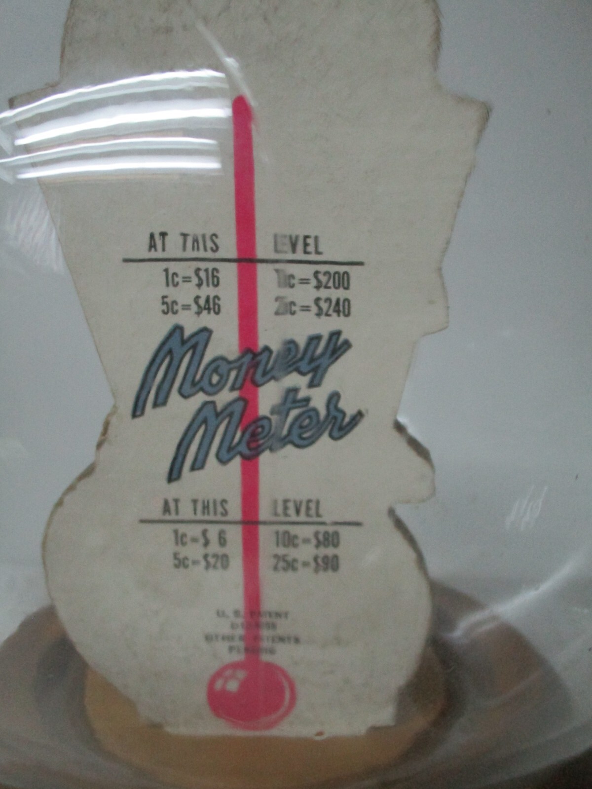 Vintage WW2 Military Vic Moran Glass Bubble Bank "save for the day he