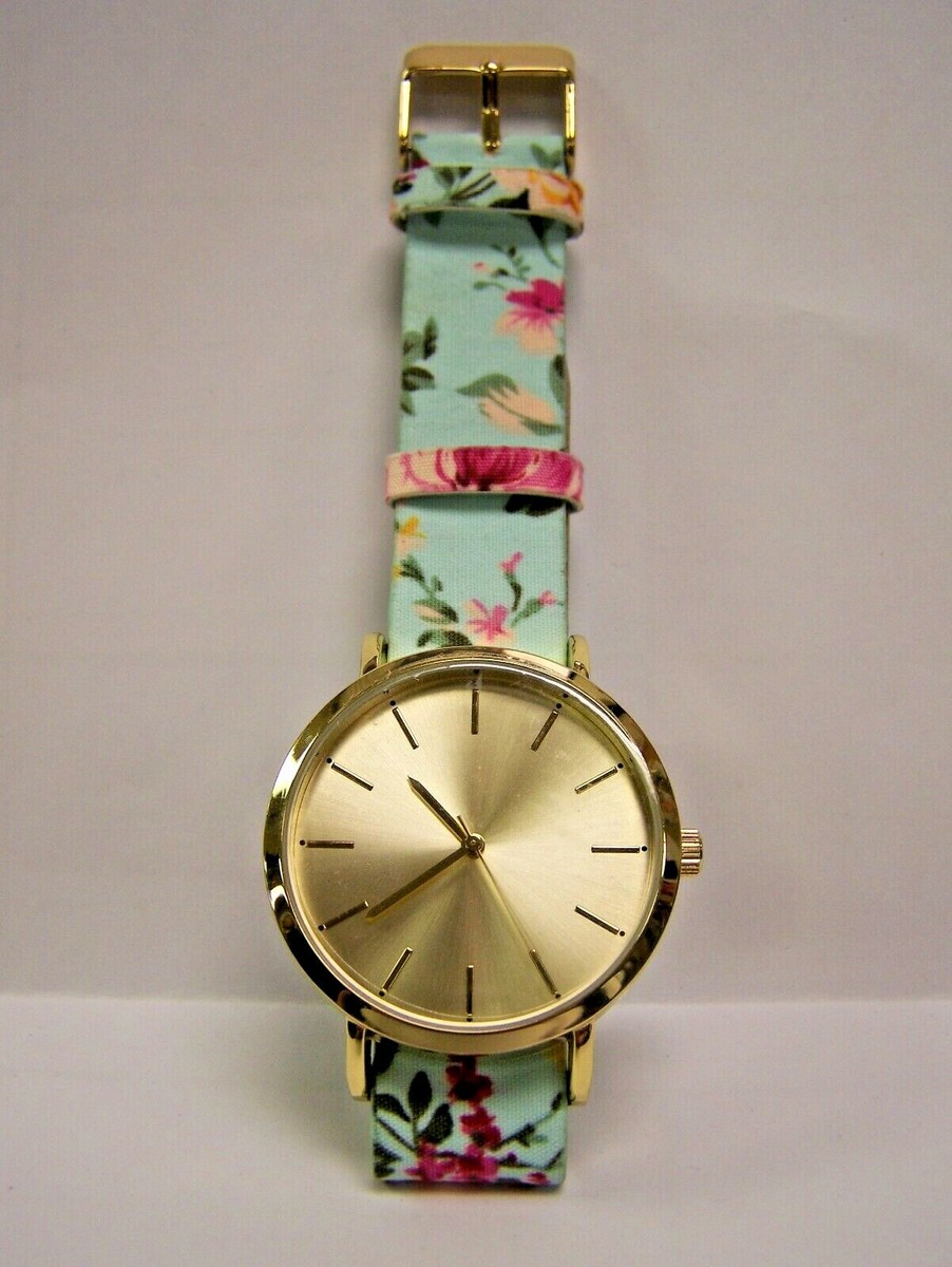 Floral-Shaped Creative Gold Quartz Watch Lightweight Leather Band Womens Fashion Petite Floral Shaped Creative Gold Quartz  main image 3