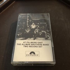 The Allman Brothers Band At Fillmore East Cassette Tape 1974 Polygram MSN-2-0131