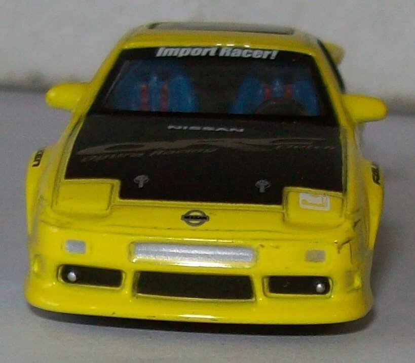 1:64 JADA TOYS IMPORT RACER WAVE 7 062 NISSAN 240SX YELLOW