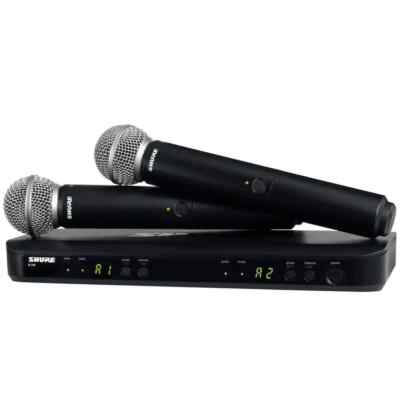 Shure BLX288/SM58 Wireless Dual Vocal System with two SM58 Microphone J11 Band