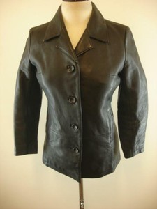 jaqueta militar de couro