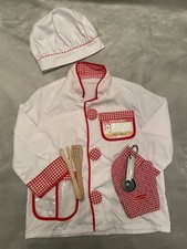 Melissa  Doug Chef Costume Dress Up Pretend Play 3-6 yrs Kids Outfit